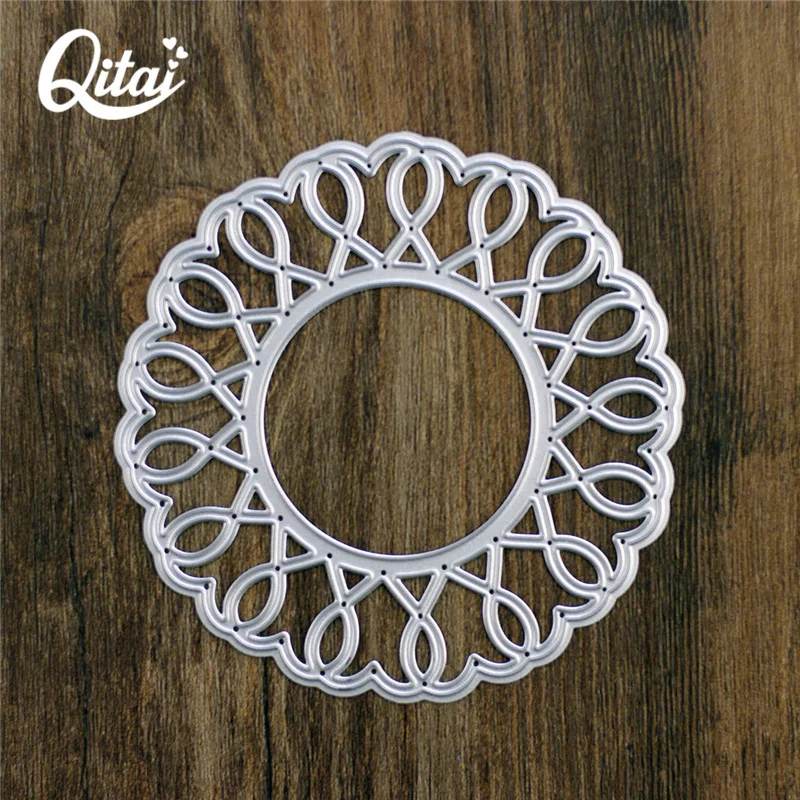 QITAI 1 шт. металлические режущие штампы шаблон DIY скрапбукинга карточные бумажные