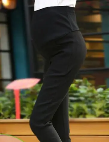 Брюки для беременных Одежда женщин брюки летние тонкие из семи высокоэластичных