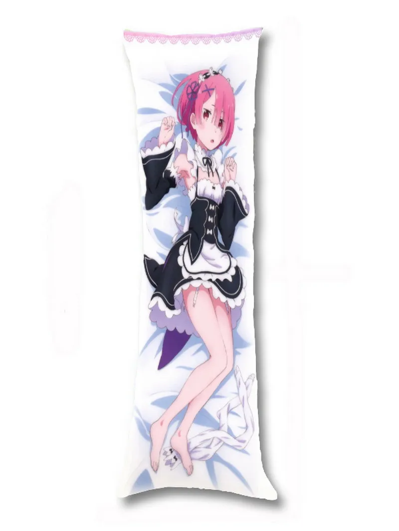 Домашний текстиль Re:ZERO Аниме ОЗУ полиэстер/Микрозамша/2WT 2way 80*35 см односторонняя