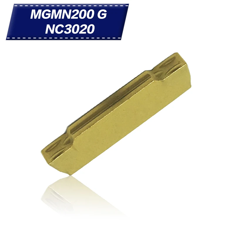 Твердосплавные вставки MGMN200 G NC3020 20 шт. режущий инструмент для токарного станка с