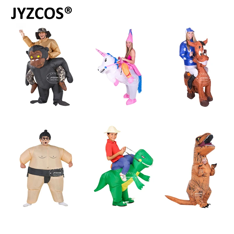 

Забавный надувной костюм JYZCOS для взрослых, костюм для костюмированной вечеринки в стиле King Kong Chimpanzee на Хэллоуин, карнавал, Пурим, косплей, ил...