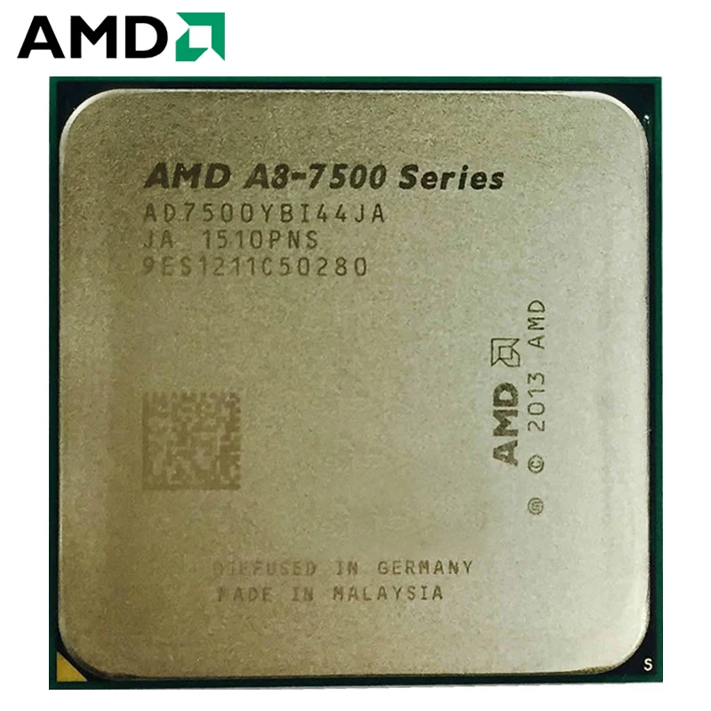 Процессор AMD A8 Series 7500 APU AD7500YBI44JA четырехъядерный 3 0 ГГц DDR3 2133 МГц настольный