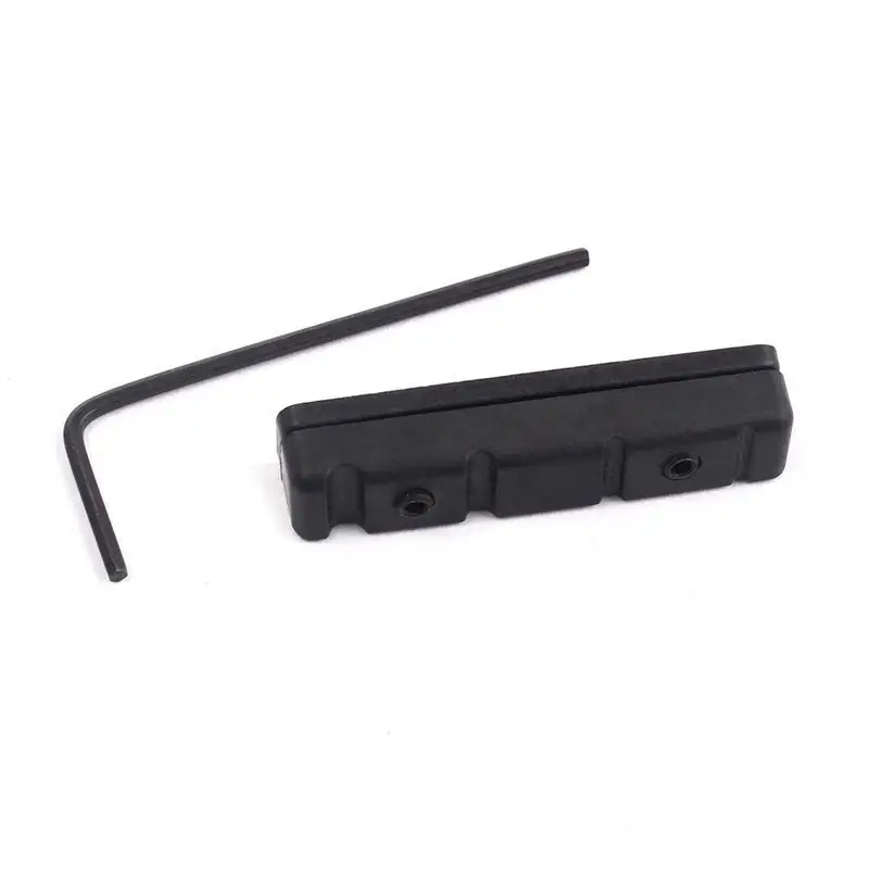 WINOMO 4 String POM Bass Bone Bridge седло и шлицевая гайка с 1 5 гаечным ключом | Инструменты