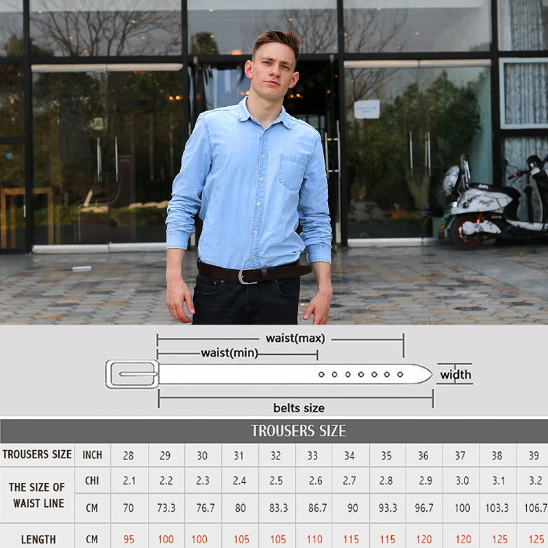 [LFMB] ремень мужской натуральная кожа класса люкс для мужчин пряжкой причудливые