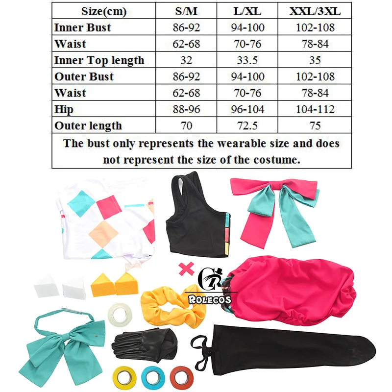 ROLECOS пинки поп хепберн косплей костюм аниме виртуальная ютубер костюмы мизинец