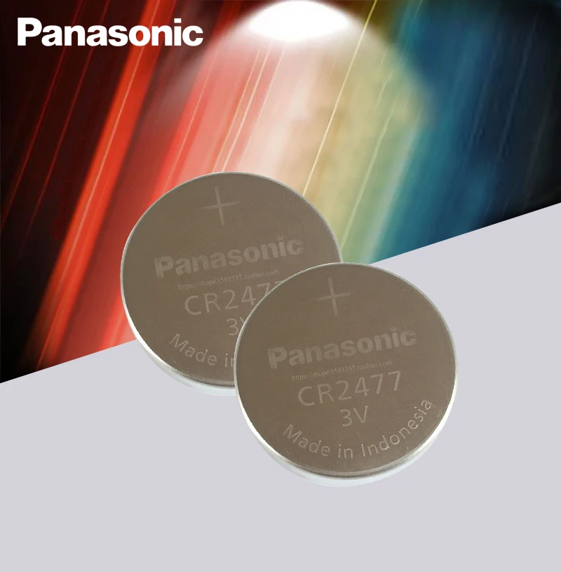 Panasonic 3 шт./лот CR2477 3V CR 2477 высокая производительность высокая термостойкость Кнопка монета батареи