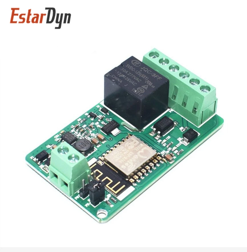 Зеленый ESP8266 10 А 220 В сетевое реле WIFI модуль вход DC 7V ~ 30V модули|module wifi|module dcmodule 220v |