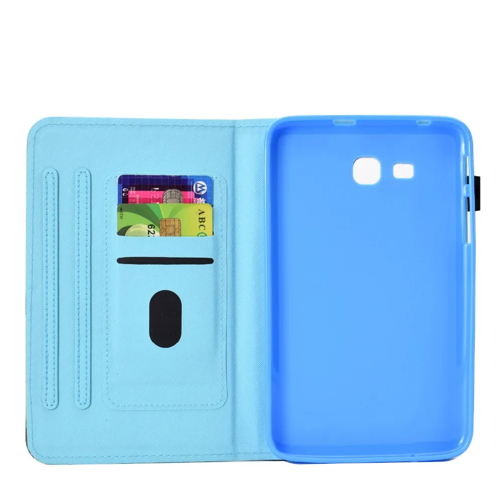 Мультяшный чехол для Samsung Galaxy Tab 3 lite 7 0 T110 T111 T113 подставка планшета кожаный