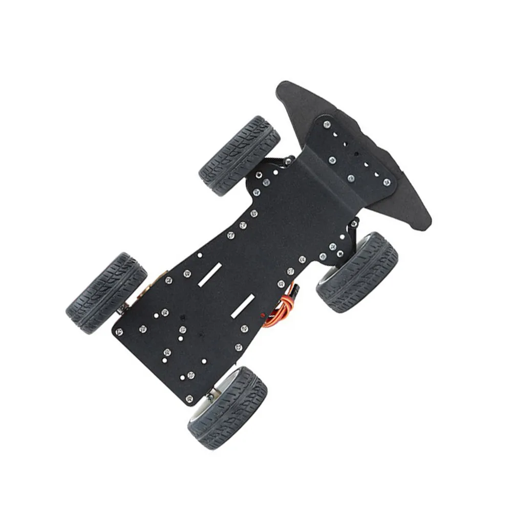 DIY 4WD RC умный автомобиль шасси с S3003 металлический сервоподшипник комплект для