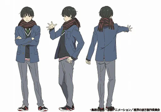 Шарф Kyokai no kanata Nase Hiroomi красно белый шейный платок шаль бесплатная доставка|scarf