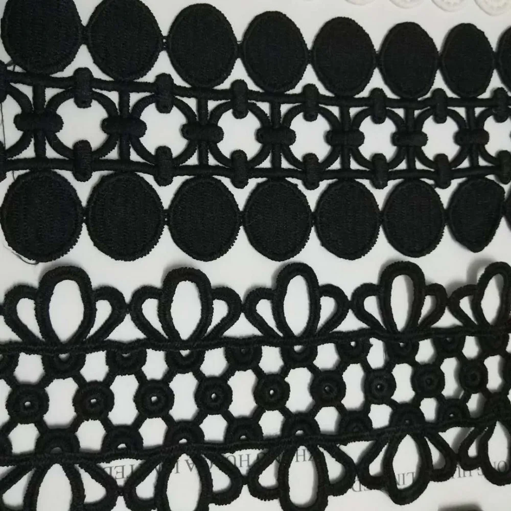 

Embroidered lace Garment accessories Embroidery lace fabric Handmade DIY Sewing Lace Whosale 60Yards