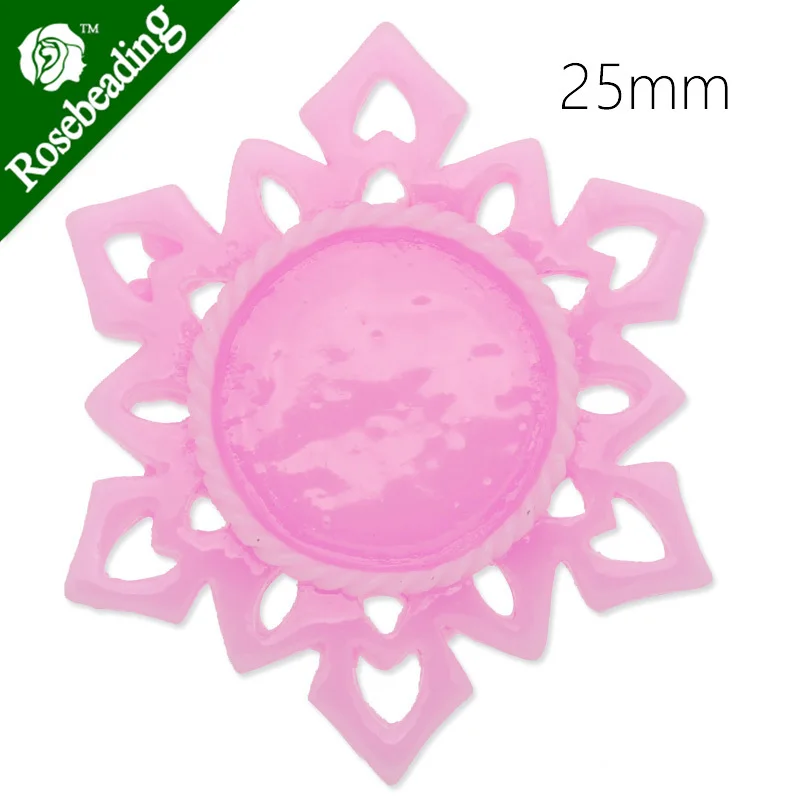 

25mm resin cabochon,light purple,snowflake shape,fit 25mm glass cabochon,pretty look,sold 20pcs/lot-C4277