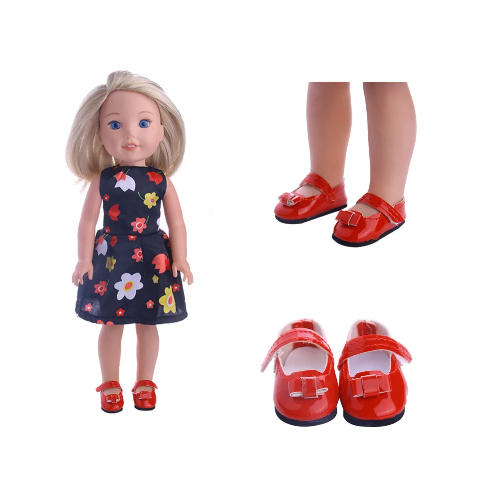 Модная и красивая однотонная обувь для куклы Wellie Wisher кукла 14 5 дюйма аксессуары