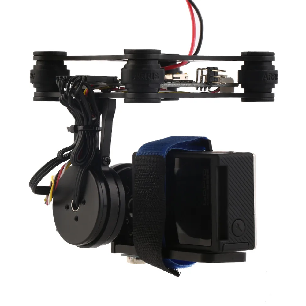 Легкий 2 оси карданный стабилизатор бесщеточный BGC3.0 Plug and Play PTZ 3 S LiPo для GoPro DJI QR X350