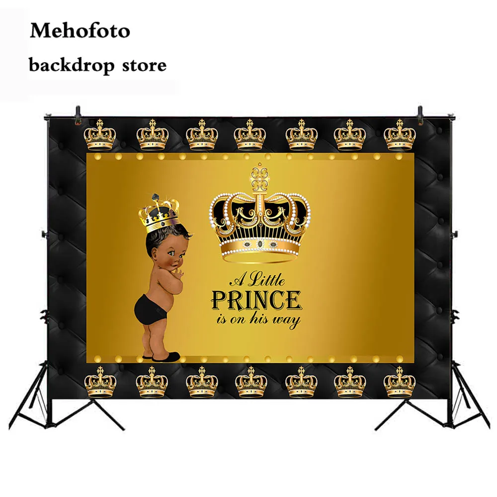 

Виниловый фон для студийной фотосъемки с изображением короны Маленького принца, желтого цвета, 903