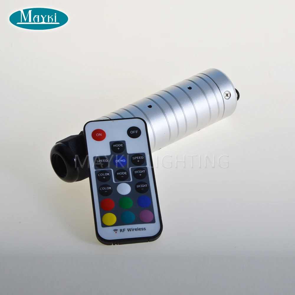 Maykit новый год новогодние товары 6 Вт RGB LED 250 шт. 75 мм конец ПММА горит волоконно