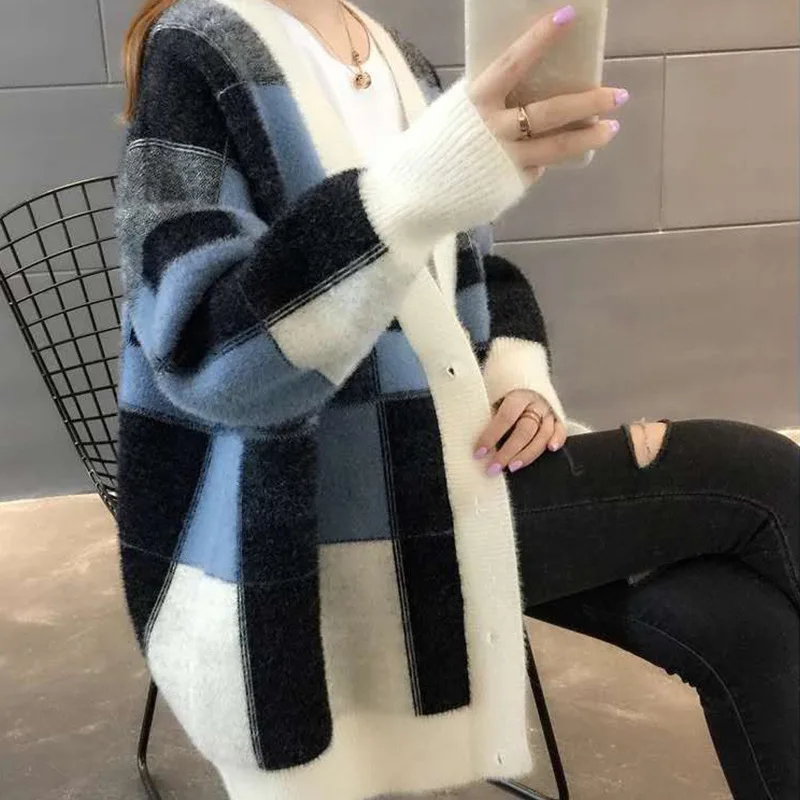 Max LuLu/Корейская мода женская винтажная одежда женские зимние Хлопковые вязаные