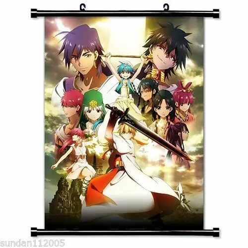 Аниме постер Magi The Labyrinth of Magic scones настенная прокрутка печатная картина домашний