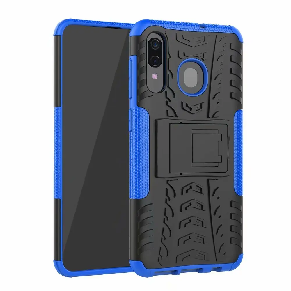 Samsung A20E Чехол samsung A20S чехол бампер ударопрочный жесткий силиконовый защитный чехол для samsung Galaxy A20E A20S A20 - Цвет: blue armor case