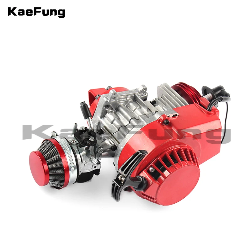 Карманный мотоцикл 2 тактный двигатель для мини карты грязи бензина мотора