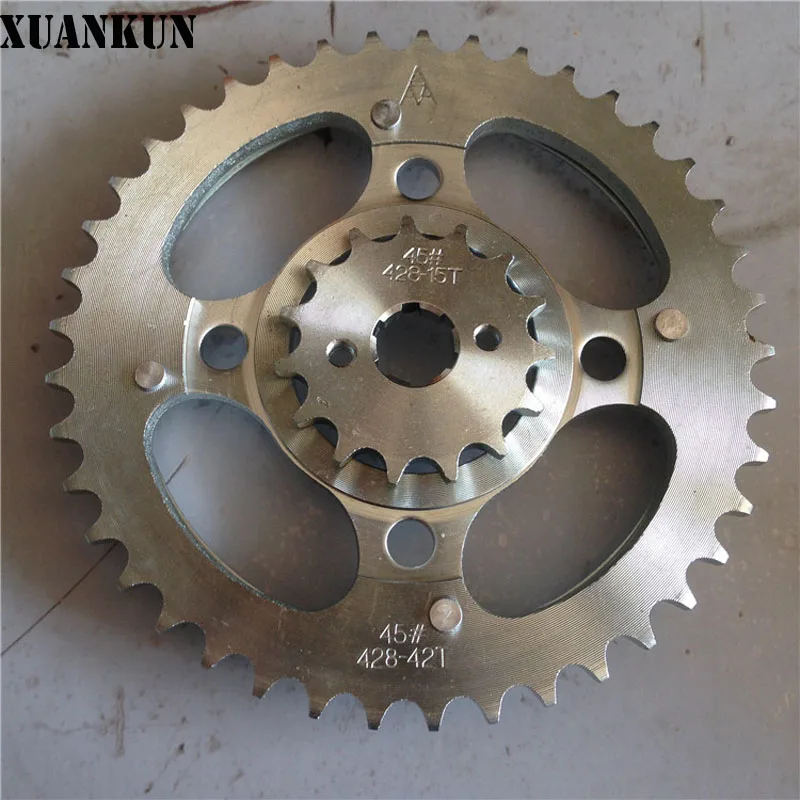 Цепь для мотоцикла XUANKUN FB150 большая цепь до и после зубной звездочки|tooth sprocket|motorcycle