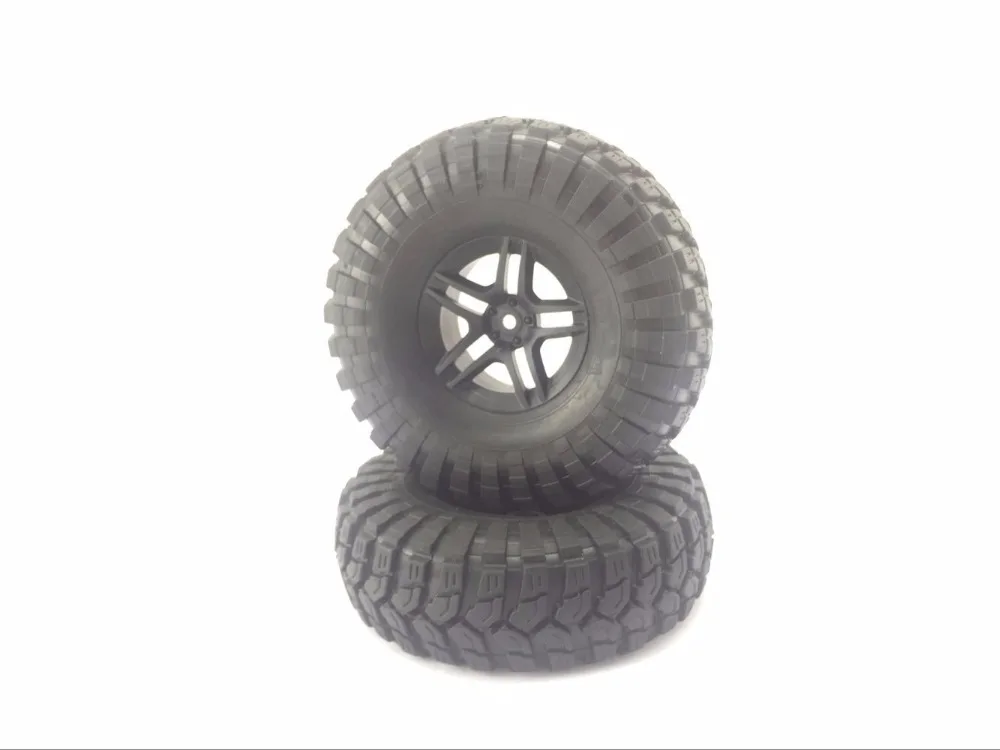 Колеса/шины 1/10 RC Cralwer SC 1 9 дюйма 108 мм подходят для осевых SCX10 RC8WD LWB TF2 LC70 Gelande II