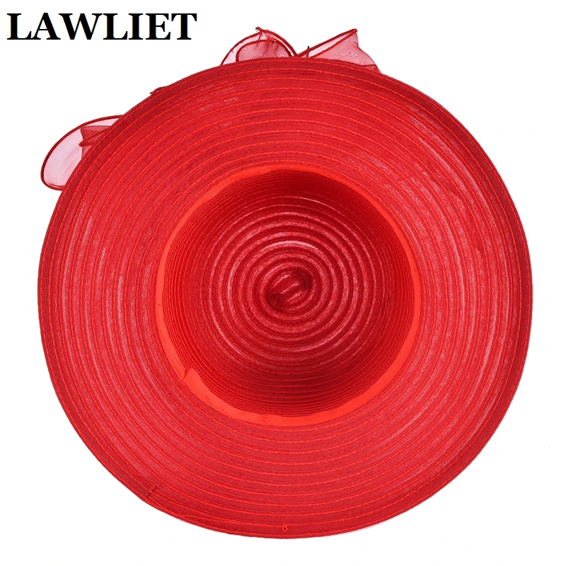 Шляпка от солнца с широкими полями женская Элегантная модная мягкая Федора из