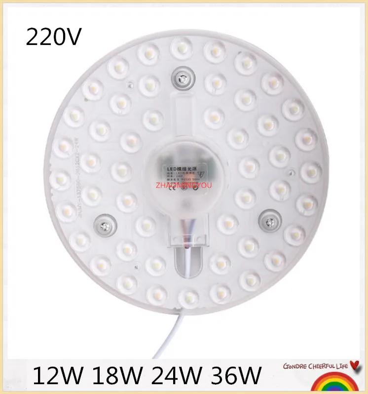 

YON LED PANEL Circle Ring Light SMD2835 12W 18W 24W 36W LED Round Ceiling decoration Ceiling Lamp AC 220V 230V 240V downlight