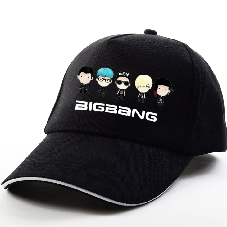 Kpop Bigbang GD Топ TAEYANG DAESUNG SEUNGRI стильный модный козырек на 10 лет шапка в стиле