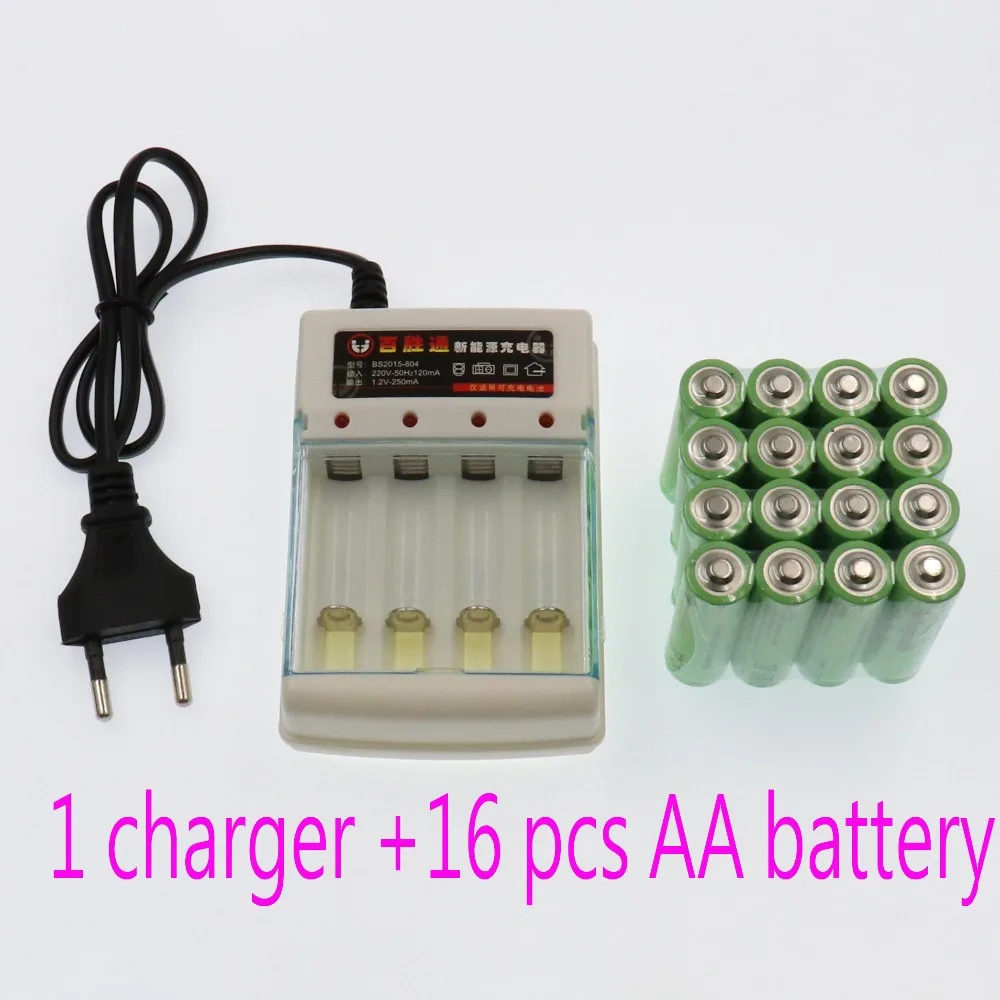Kedanone Новая батарея AA 3000 1 5 V Quanlity аккумуляторная 3000mAh BTY Ni MH + зарядное устройство 2