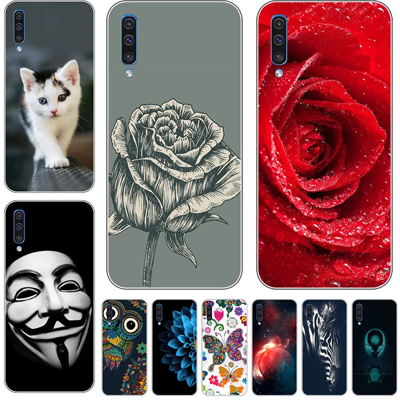 Для Samsung A50 чехол мягкий TPU силиконовый для Galaxy GalaxyA50 A 50 SM-A505F A505 A505F бампер |