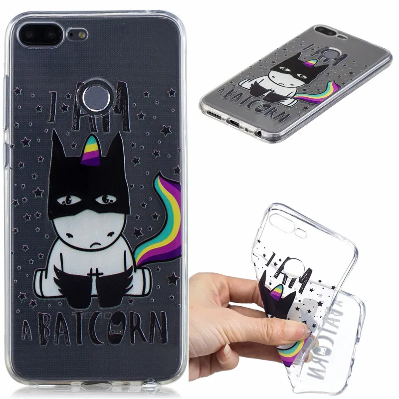 For Huawei Honor 9 Lite Case Soft TPU Silicone Painted Back Cover for lld l31 Coque Honor9lite Phone |