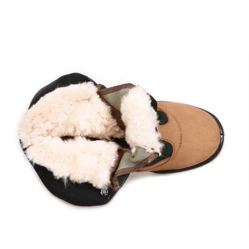 Зимние качественные уличные ботинки для снега мужские износостойкие утепленные