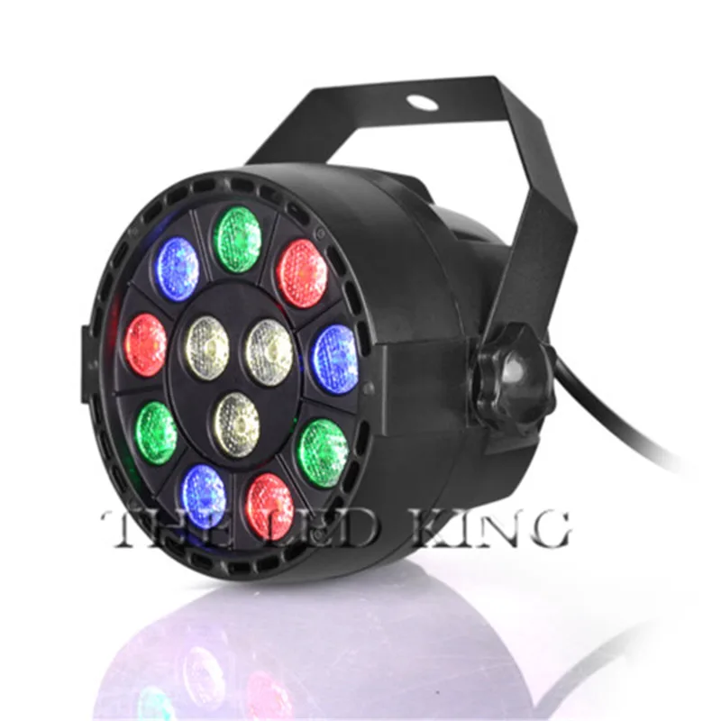 10 шт. Профессиональные светодиодные сценические огни 12 RGB PAR LED DMX сценическое