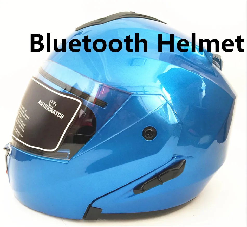 VRBEST Brands Горячая moto casco флип-ап унисекс-взрослый Полнолицевой шлем-стиль модульный мото rcycle шлем с bluetooth - Цвет: VRBEST Brands