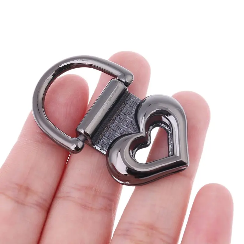 

2pcs Metal Heart Shape Clasp Turn Lock Twist Locks for DIY Handbag Shoulder Bag Purse Hardware THINKTHENDO 2019 New