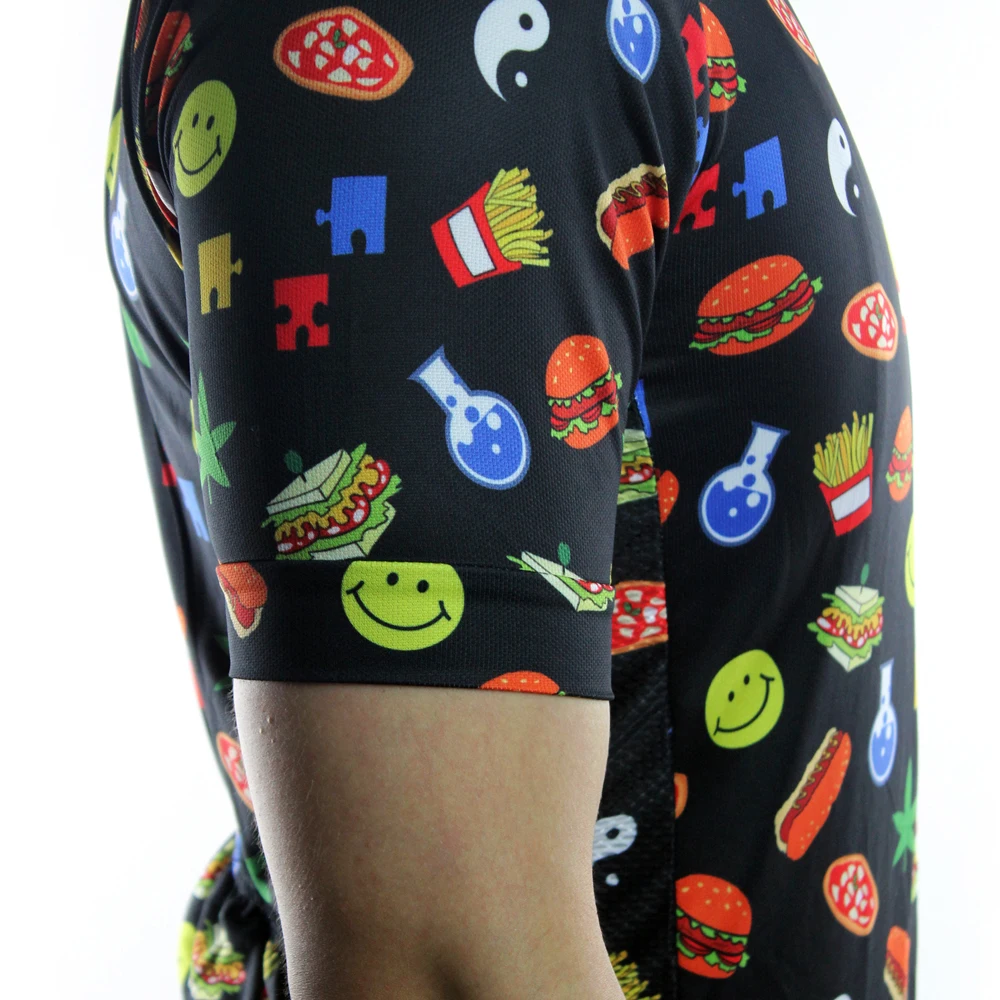 Дышащая велосипедная Джерси racглушитель 2018 летняя одежда для горного велосипеда