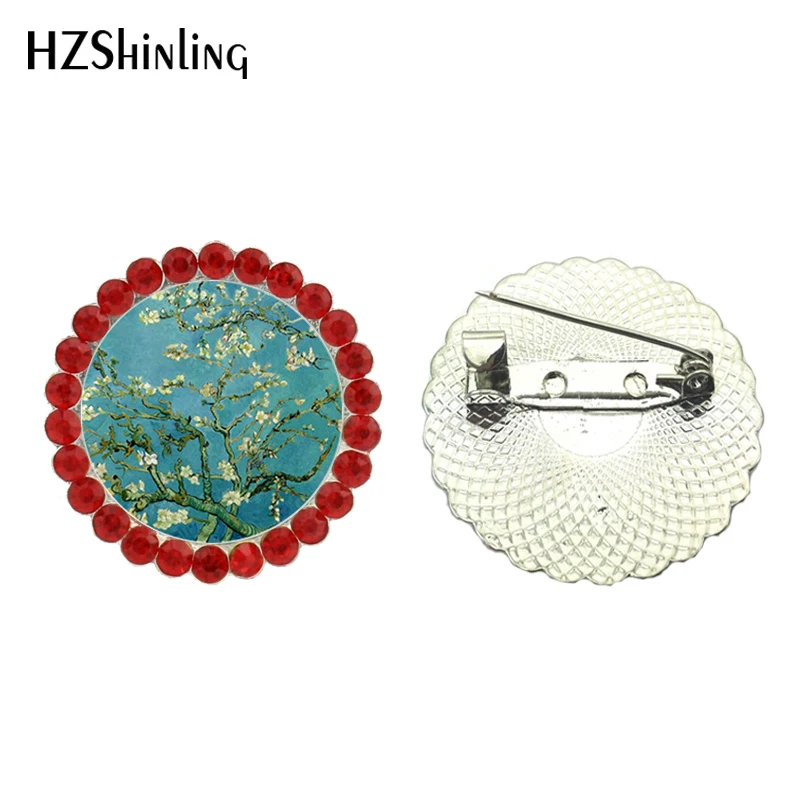 Брошь Винсента Ван Гога Звездная ночь с кристаллами|brooches for wedding|crystal broochbrooch fashion |