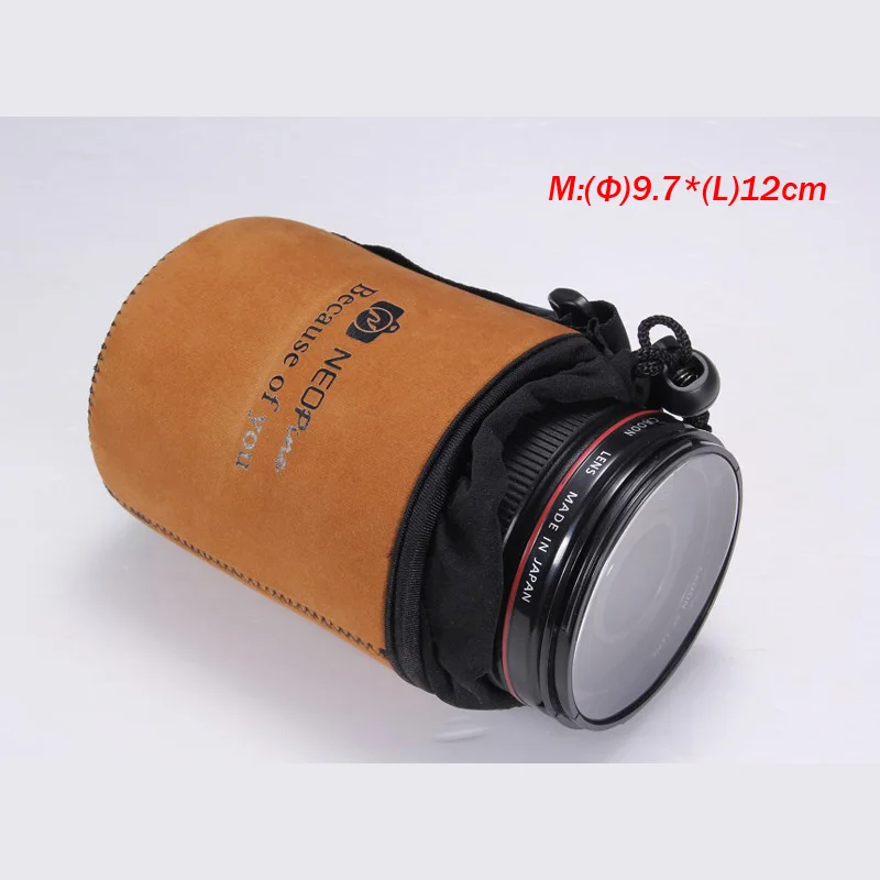 Неопреновый мягкий чехол для объектива DSLR защитный + Петля ремня четыре