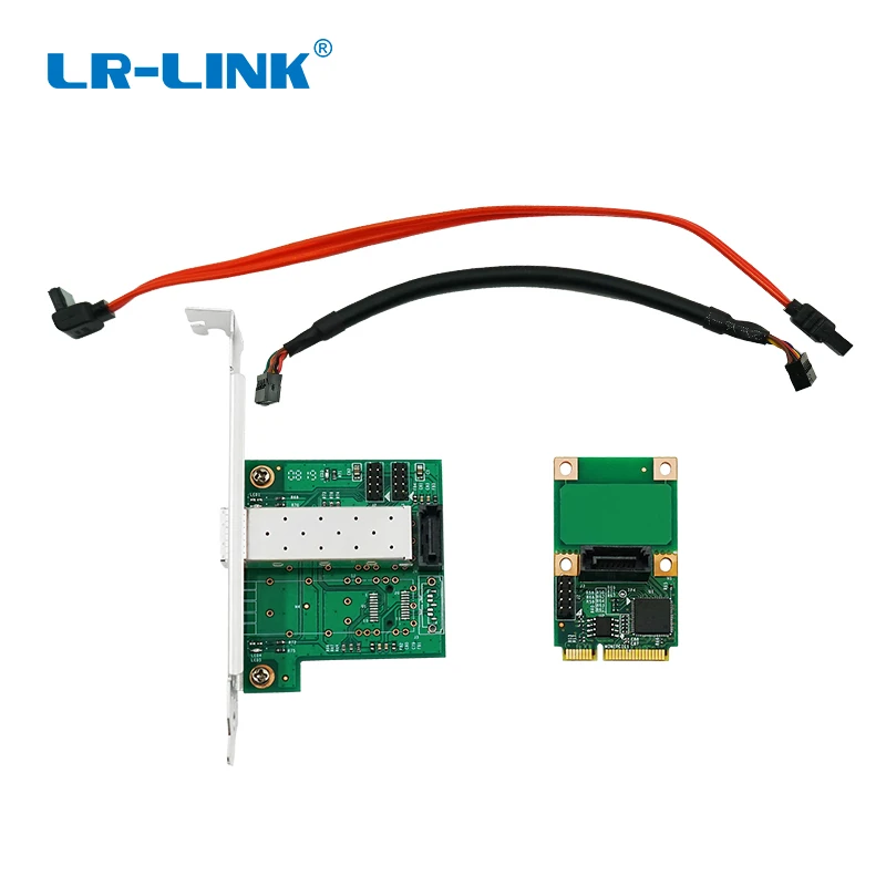 LR LINK LRES2204PF SFP мини PCI express Gigabit Ethernet 1xsfp сетевая карта контроллера NIC Intel I210|Сетевые