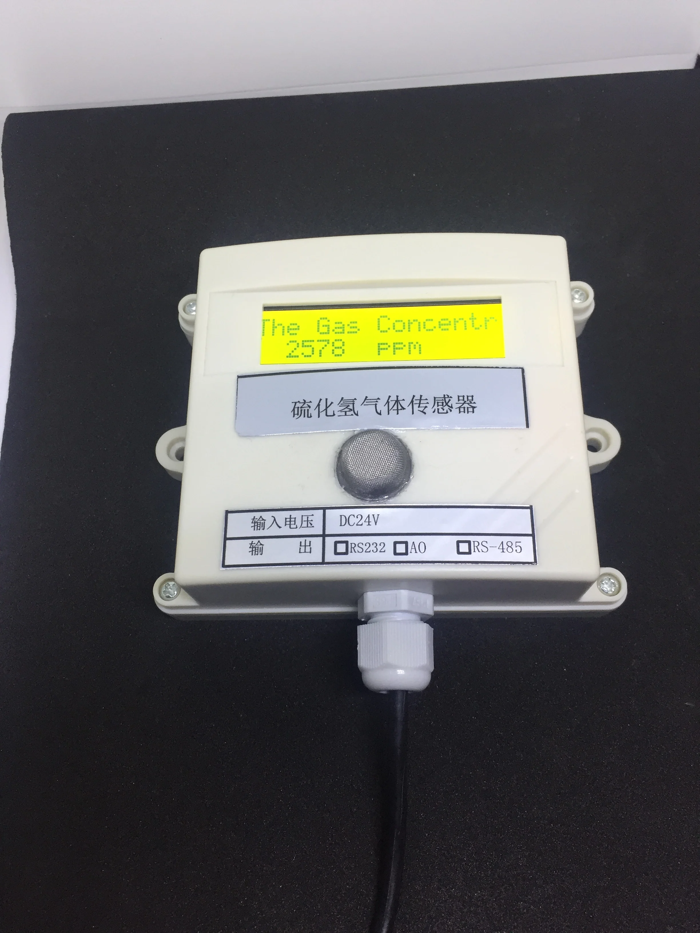 Новый датчик газового водорода H2S онлайн-Обнаружение токсичного газа 485 modbus |