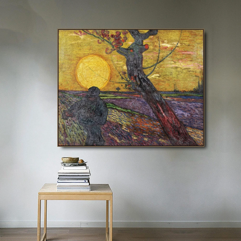 The Sower by Vincent Van Gogh плакаты и печать холст живопись каллиграфия настенные картины