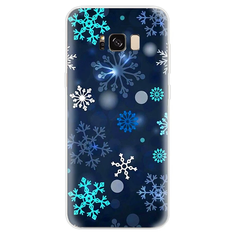 Мягкий чехол для Samsung Galaxy A3 A5 A7 A8 A30 A50 2016 2017 2018 J1 J3 J4 J5 J6 J7 S9 plus Snow силиконовый Funda AB113 |