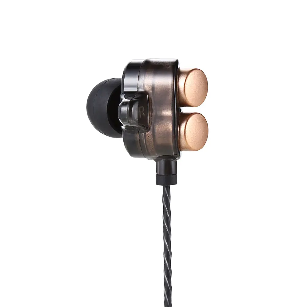 Jies X7 наушники вкладыши стерео Hi Fi двойная волторна глубокий бас С микрофоном