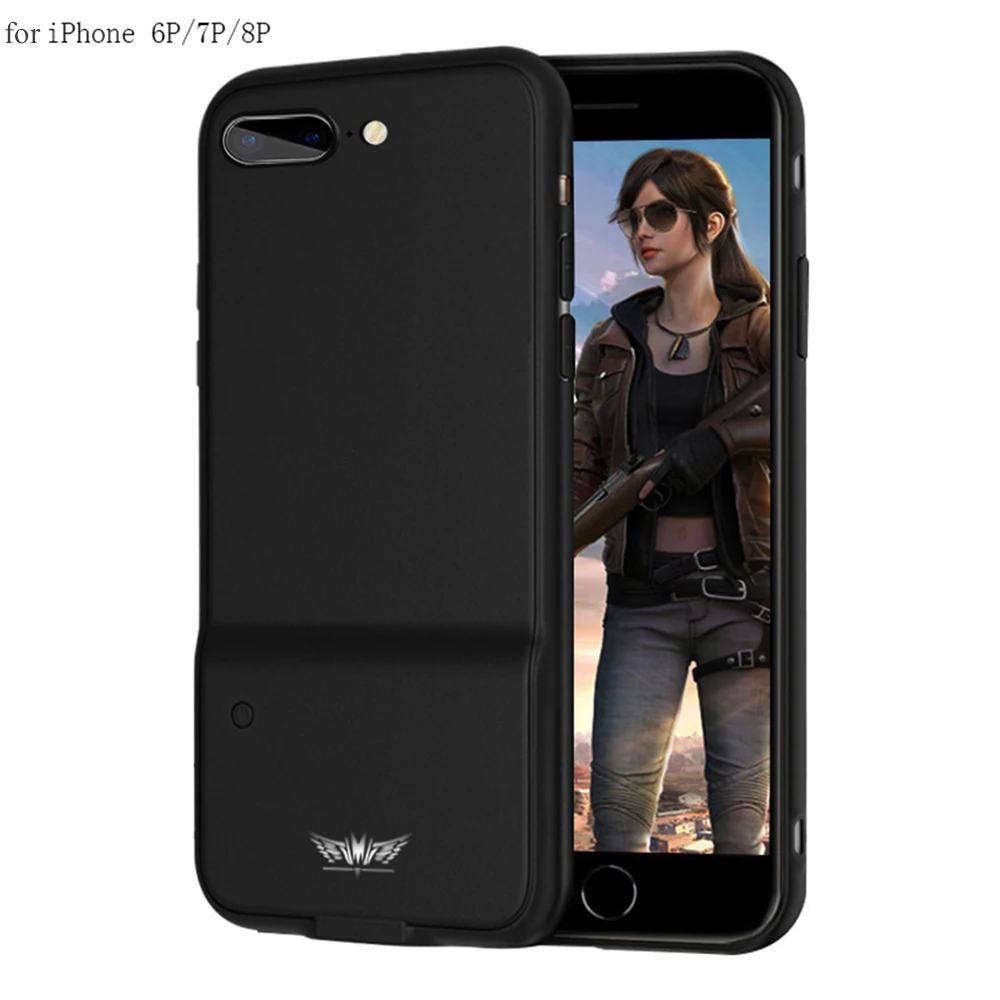 for iphone 6P 7P 8P Bluetooth 4,0 PUBG игры для мобильного телефона для iPhone 6/7/8 Plus iPhone X/XS XR XS MAX встроенный 180mA батарея защитный чехол - Цвет: for iphone 6P 7P 8P