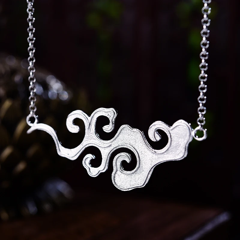Lotus Fun реальные 925 пробы серебро ручной работы дизайнерские оригинальные Fine Jewelry с