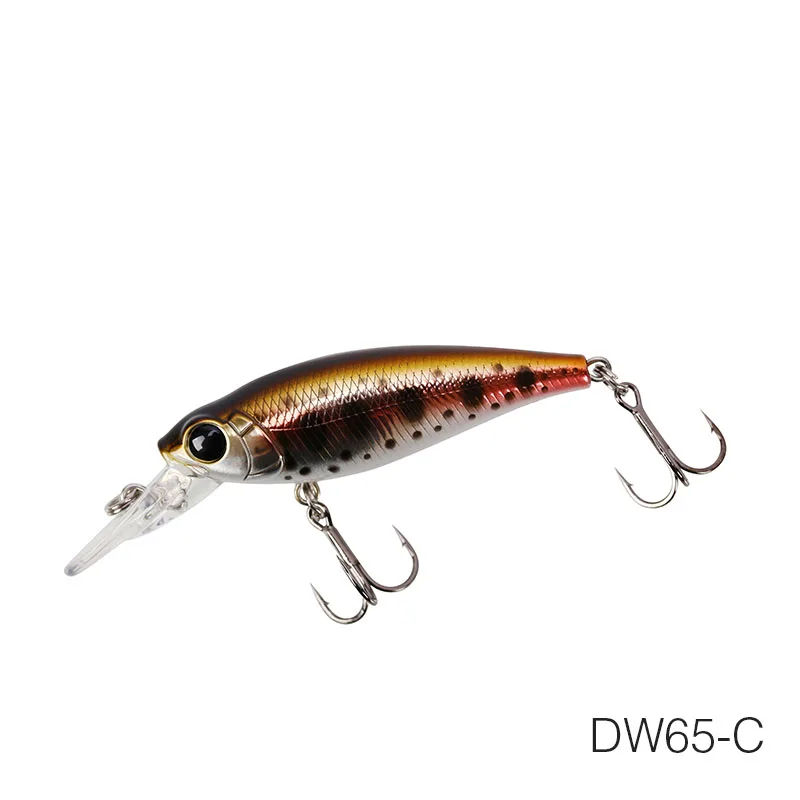 DW65-C TSURINOYA для рыбалки приманки DW65 плавающий мини блесна жесткая приманка 58 мм 5g Высокое качество Профессиональный приманка воблер карандаш Swimbait - Цвет: DW65-C
