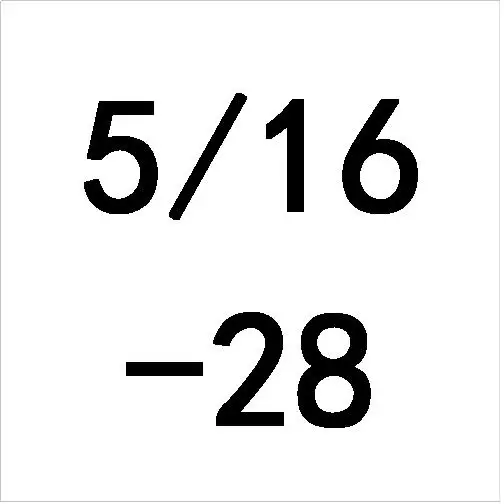 28 UN 1 шт. 5/16-18 20 24 27 28 32 36 40 UNC UNF UNS HSS правая рука США Tap TPI резьбы инструменты для прессформы обработки 5/16" - Цвет: 28 UN