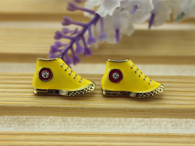2015 Бесплатная доставка Мини желтые туфли женские серьги | Украшения и аксессуары