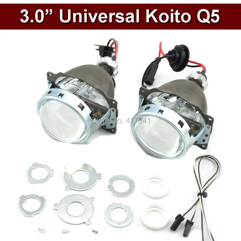 3 дюйма Koito Bi xenon HID объектив проектора LHD универсальная быстрая установка H1 H4 H7 H11
